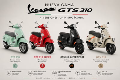 Nueva Vespa GTS 310 | GTS, Super, SuperSport y GTV en Argentina